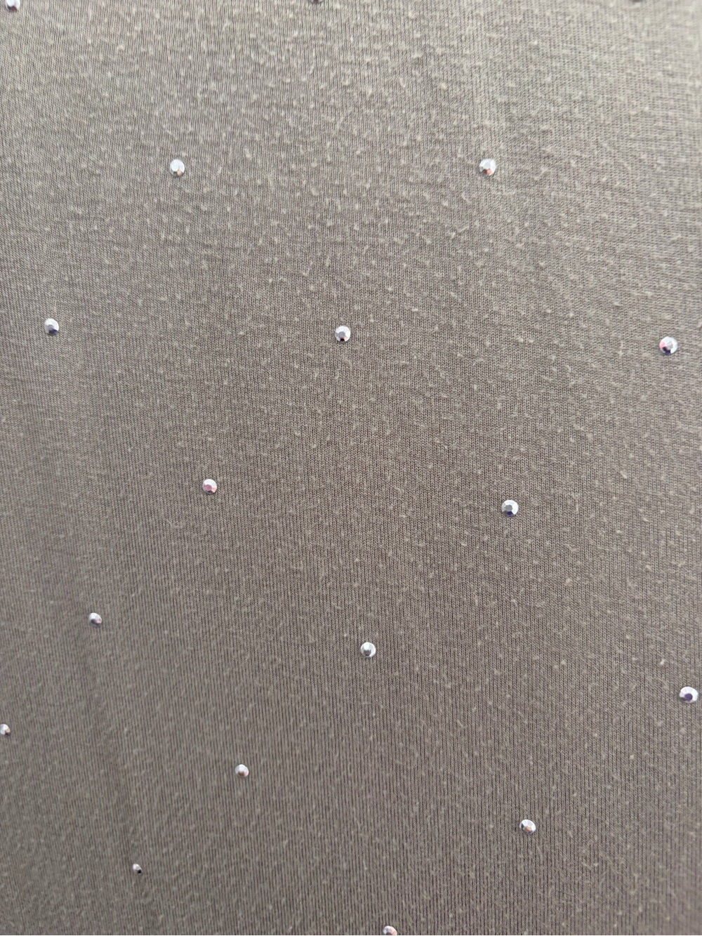 Maurices Army Green Tee with Silver Stud Detail